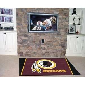   Redskins 5X8 ft Area Rug Floor/Door Carpet/Mat