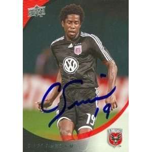  Clyde Simms Autographed/Hand Signed Soccer trading Card 
