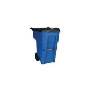 Rubbermaid FG9W2273BLUE   Brute Roll Out Container, 95 Gallon, Lift 