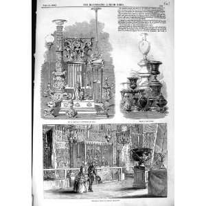    1849 METAL CASTINGS GLASS HARDMANS WORKS CHURCH