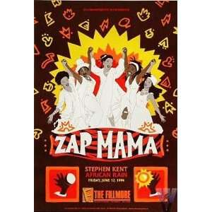  Zap Mama 1994 Fillmore Original Concert Poster F151