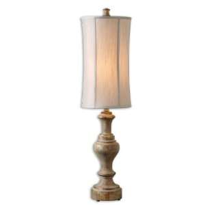   Corinaldo Lamps Bleached Solid Wood Turning With A Light Ash Gray Wash