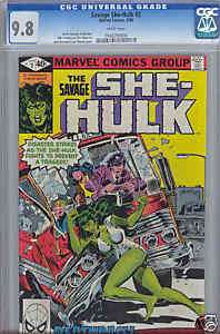 She Hulk #2 CGC 9.8 1981 Rare Grade Marvel Comic  