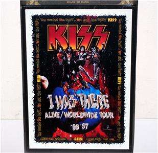 KISS Alive World Tour 96 97 CONCERT TIN SIGN POSTER New  