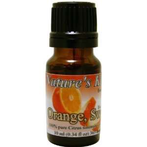 Sweet Orange (Wild) Essential Oil 100% Pure 10 Ml 0.34 Fl. Oz. 365 