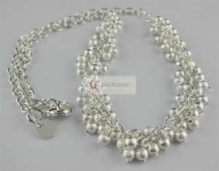 high quality 925 sterling silver plated chain necklace no 3148