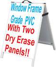 24x 36 PVC A Frame Sidewalk Sign Dry Erase Panels