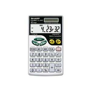  EL344RB Metric Conversion Wallet Calculator, 10 Digit LCD 