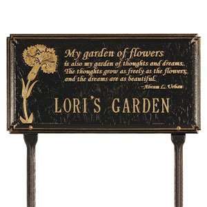  Urban One Line Standard Sized Lawn Name/Address Plaques 