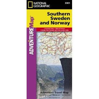 Southern Norway and Sweden (Adventure Travel Map) by National 