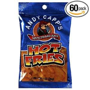 Andy Capp Hot Fries, 1 Ounce Units (Pack of 60)  Grocery 