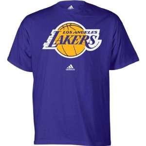  Los Angeles Lakers adidas Youth Primary Logo Short Sleeve 