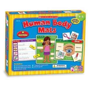  Scholastic TF7119 Human Body Mats Kit Grades K 2 