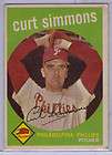 1959 Curt Simmons Philadelphia Phillies Topps #382 NM MT  