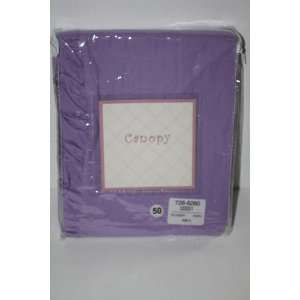  Purple Twin Canopy Bed Cover Top in Cotton