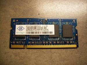 Nanya 512MB DDR2 Memory Module NT512T64UH8B0FN 3C  