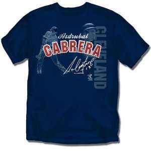 Cleveland Indians MLB Asdrubal Cabrera #13 Players Stitch Mens Tee 