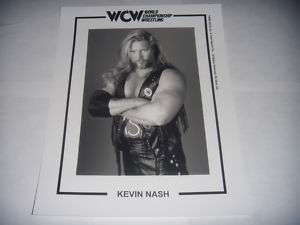 WCW nWo 1998 Kevin Nash Outsiders wolfpac 8x10 promo  