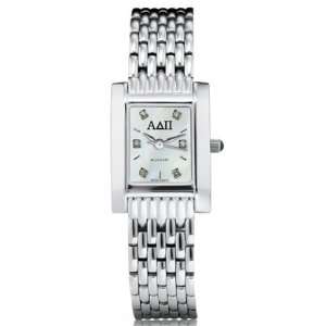  ADPi Womens Mother of Pearl Quad Watch with Diamond Dial 