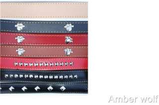 High quality leather dog collars. Available in a range of sizes 
