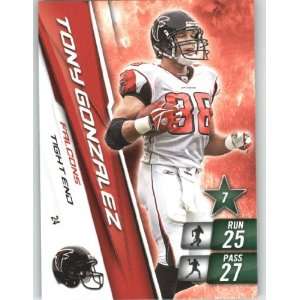 2010 Panini Adrenalyn XL NFL Football Trading Card # 24 Tony Gonzalez 