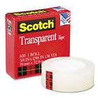 NEW Scotch Transparent Glossy Tape, 3/4 x 1296, 1