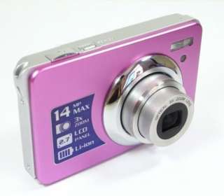 New Digital Camera 14MP 2.7TFT Anti Shake 3X optical zoom 4X digital 