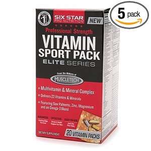 Six Star Pro Nutrition Professional Strength Vitamin Sport Pack Elite 