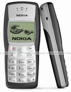NOKIA 1100 MOBILE PHONE UNLOCKED GSM T9 BALCK KX  