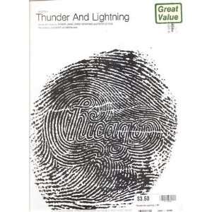  Sheet Music Thunder And Lightning Chicago 10 Everything 