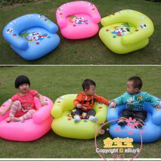 High quality Children Baby play Cartoon toy thick inflatable sofa 