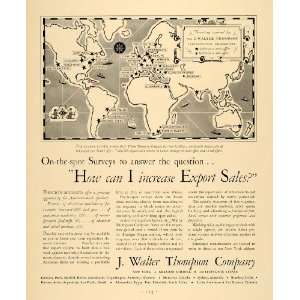   Thompson JWT Advertising Marketing   Original Print Ad