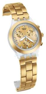 BRAND NEW AUTH SWATCH SVCK4032G FULL BLOODED WATCH  