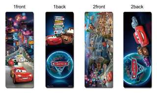 pcs bookmarks card on disney movied cars 2 for fans  