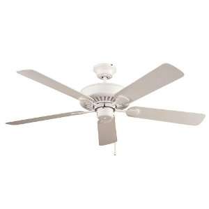   Collection 52 White Ceiling Fan with White/Washed Oak Blades ELP52WW5