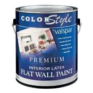 Gallon White ColorStyle Interior Latex Flat Wall Paint 44 26300 [Set 