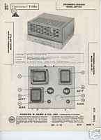 Stromberg Carlson ASP 422 Amplifier Sams Photofact Docs  