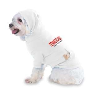 TENNIS PLAYERS HAVE FUZZY BALLS Hooded (Hoody) T Shirt with pocket 