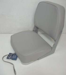 New WISE Fold Down Padded Boat Seat GRAY  