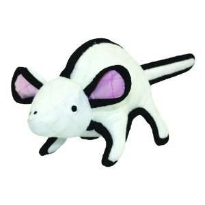 Tuffy Barnyard Series Molly the Mouse Toy, White  Pet 