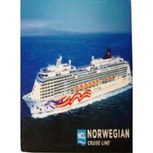 Hawaiian Tin Magnet Norwegian Cruise Line Pride of America Ship 