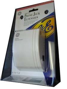GE Wireless Phone Jack   Plug Extension to Add a Phone 079000303091 