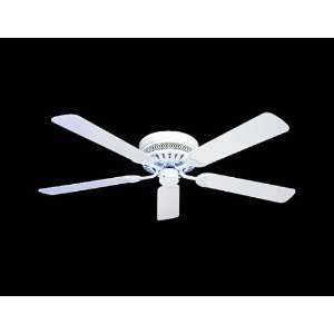  Hugger Collection White Ceiling Fan 52 Inch