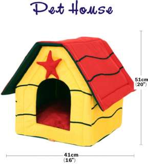 indoor dog house pet house tent puppy carrier bed H  