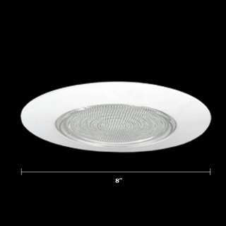 6PCS 6 RECESSED LIGHT FRESNEL BAFFLE TRIM FOR 6 CAN  