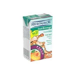 Resource Fruit Beverage With Peach Flavor   8 Oz x 27 Tetra Brick Pack