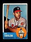 1963 TOPPS #481 BOB HAWK TAYLOR BRAVES VGEX 015290