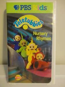   VHS tapes kids videos movies PBS Tinky winky LaLa Poe Dipsy  