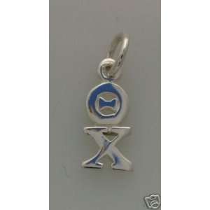  Theta Chi   Sterling Silver Lavalier 