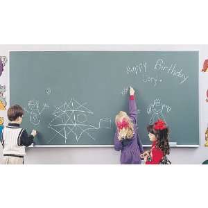  Ghent Duroslate Chalkboard with Aluminum Frame 5wx4h 